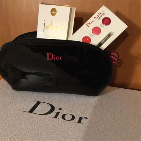 dior makeip bag|free Dior makeup bag.